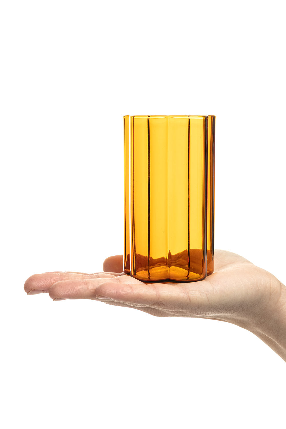 Vase RAIINBOW klein Orange – Borosilikatglas