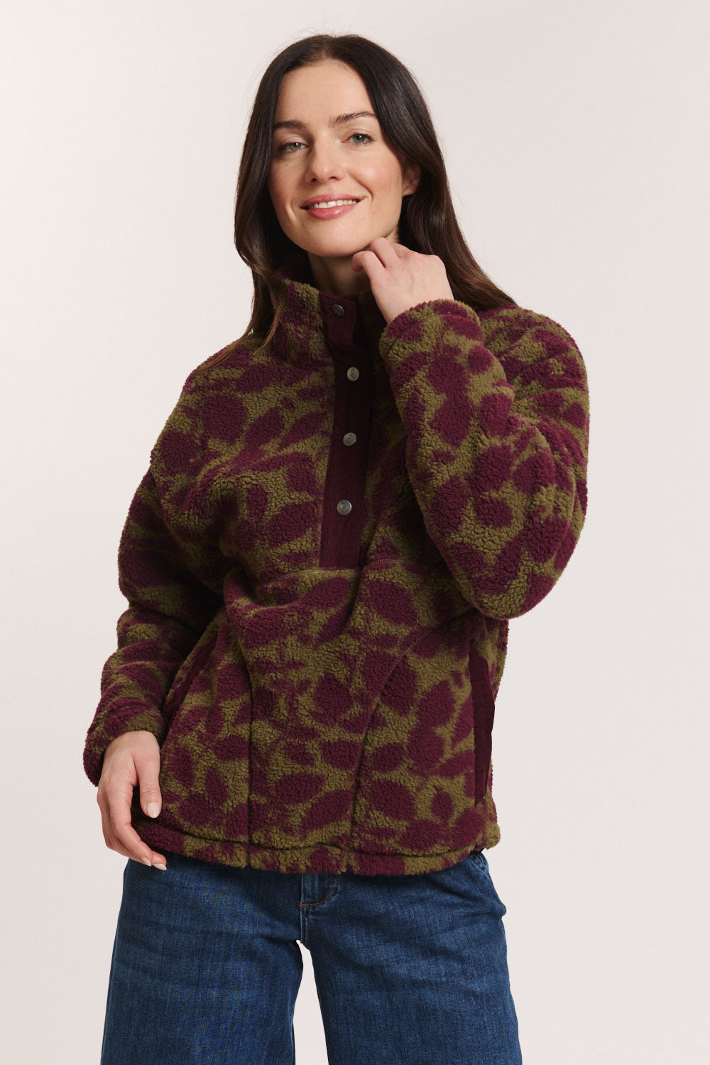 Image Fleece-Schlupfjacke Jorgaa  mit recyceltem Polyester_4