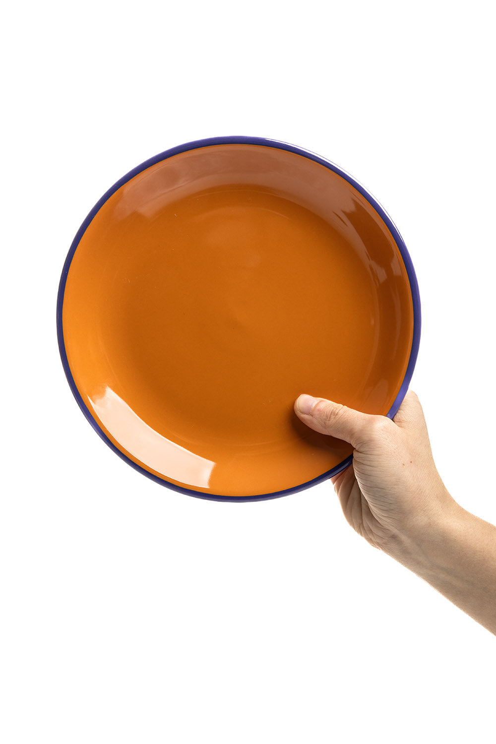 Teller COLOURI Orange gedeckt