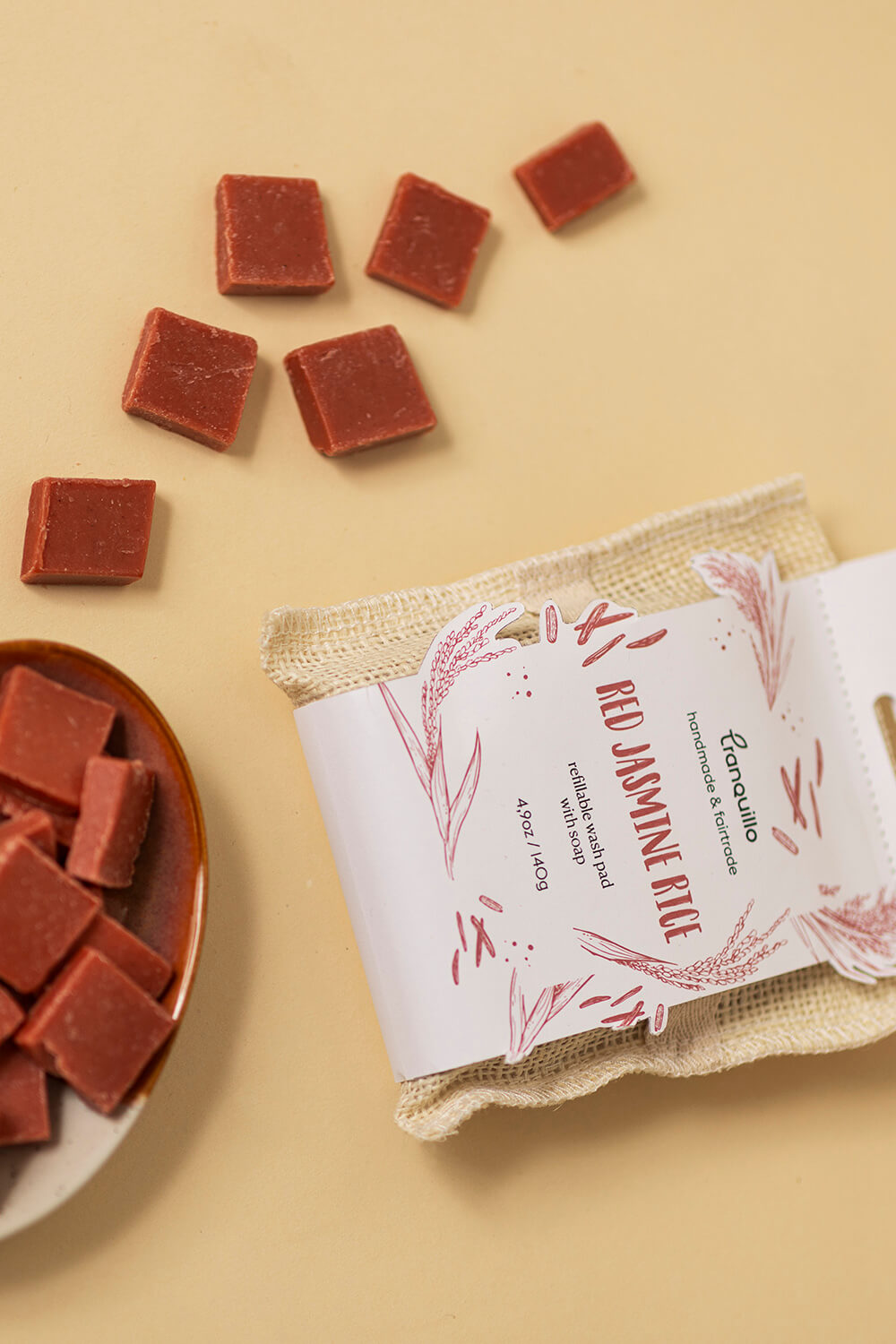 Badehandschuh RED JASMINE RICE