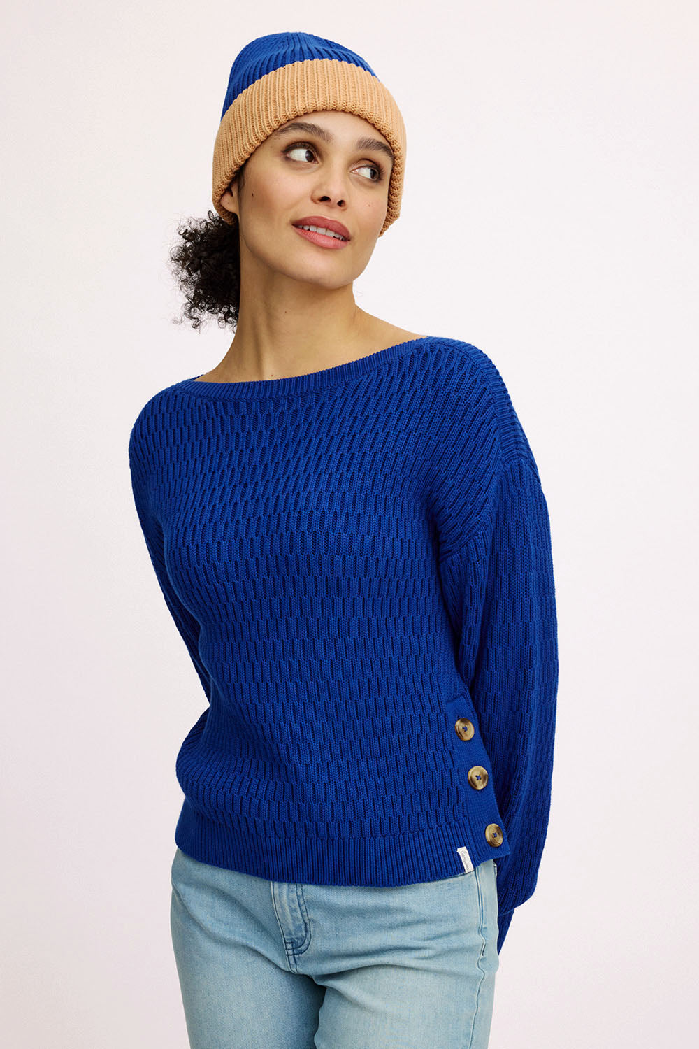 Gemütliche Strickmütze