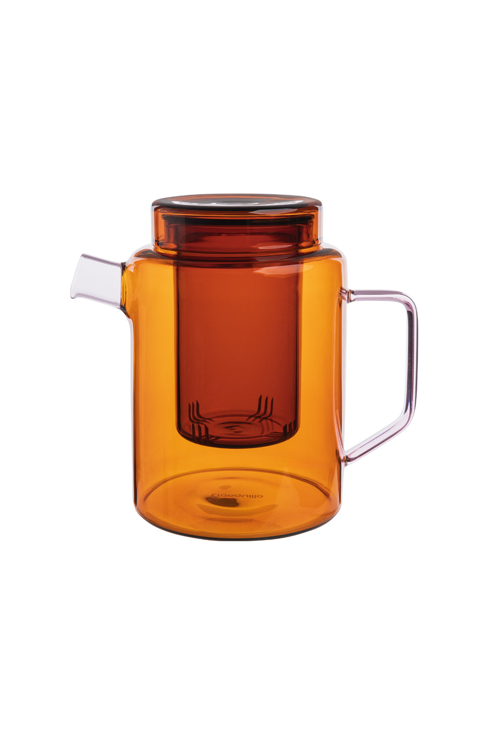 Teekanne RAIINBOW Orange – Borosilikatglas