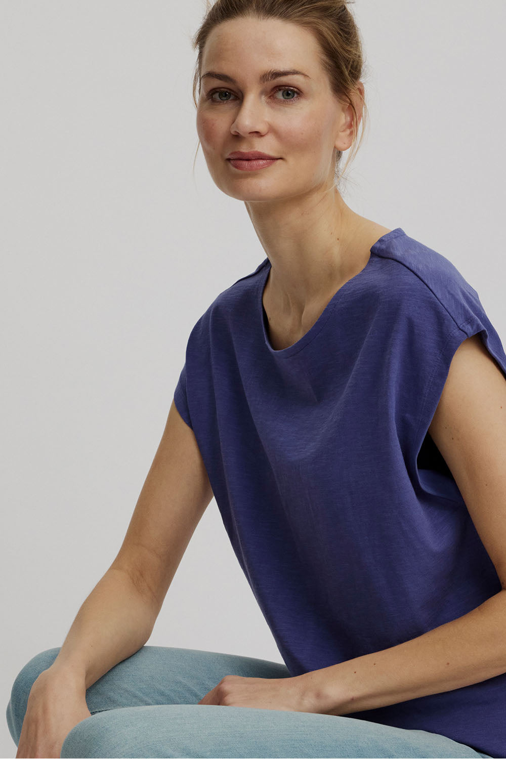 Slub-Shirt Kurzarm