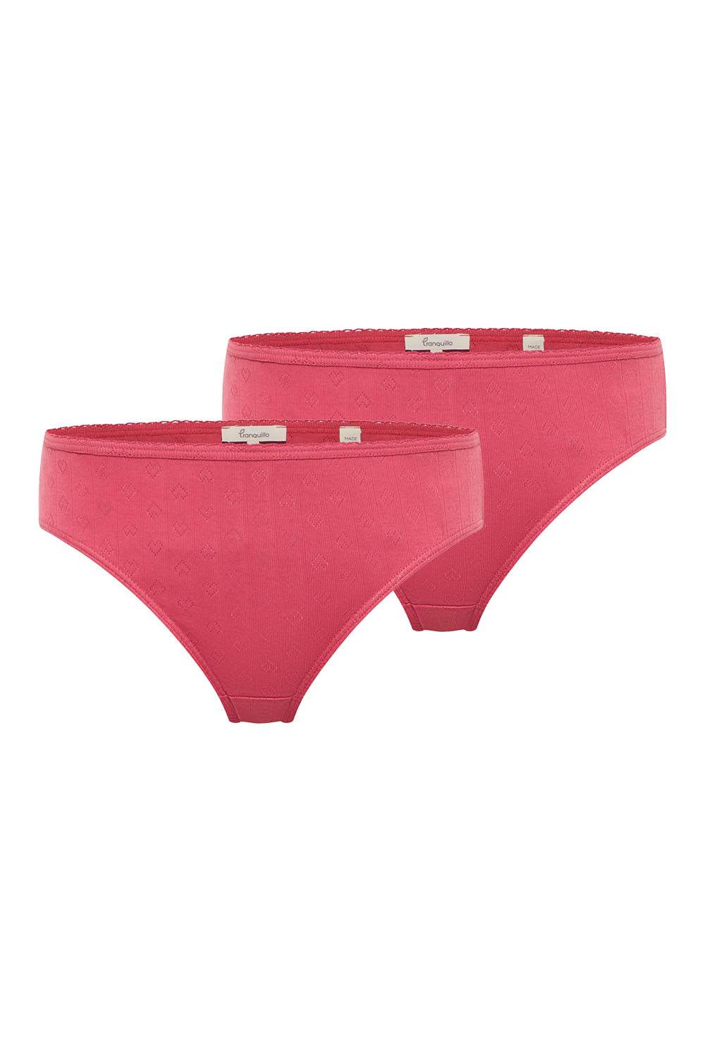 Set of 2 organic cotton jersey briefs Puaa
