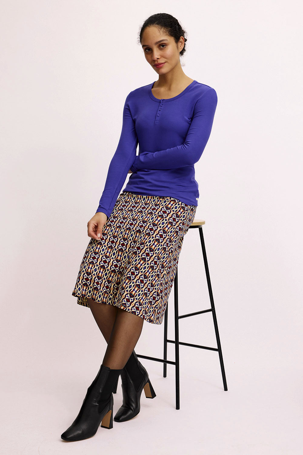 Henley shirt made from Tencel™