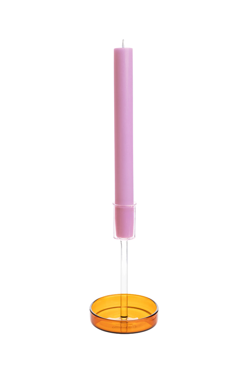 Kerzenhalter RAIINBOW Orange – Borosilikatglas