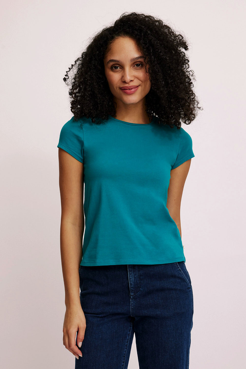Basic-Shirt aus Biobaumwolle