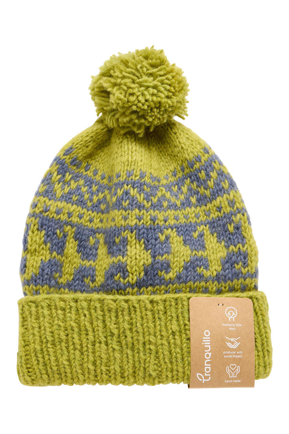 Wool hat with bobble