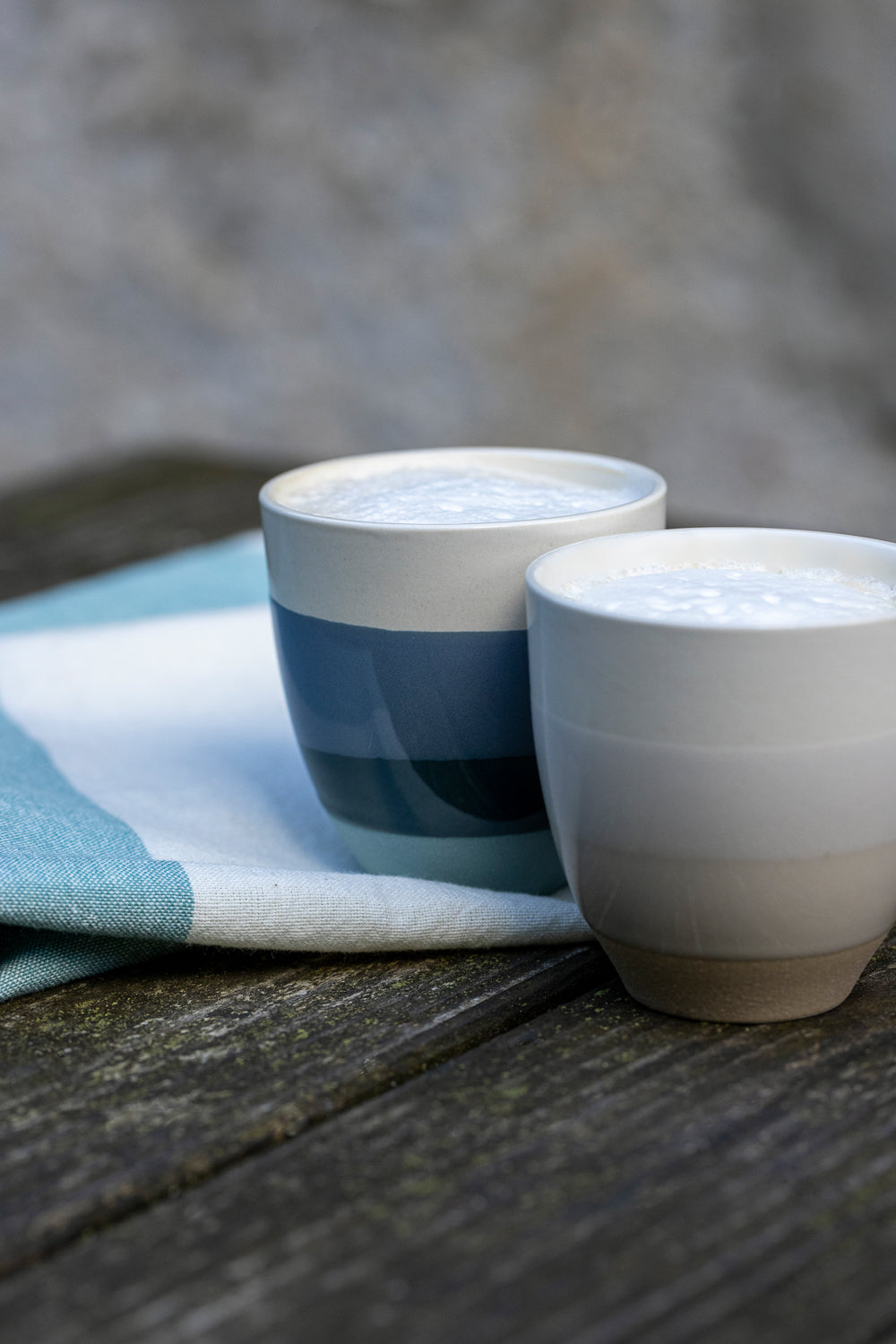 Becher STRIPES 200 ml cream
