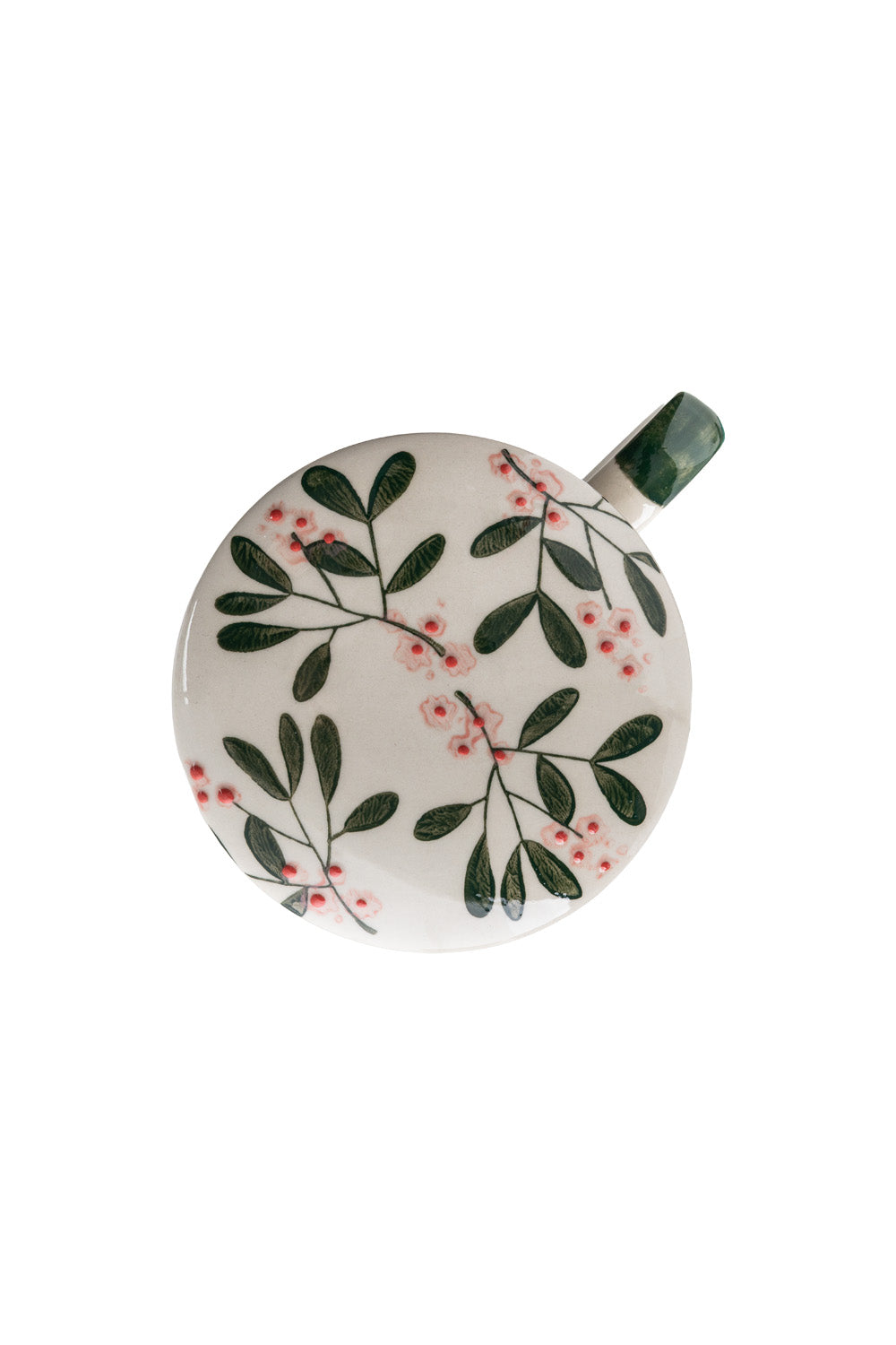 Tasse mit Teesieb VINTAGE GARDEN, seitliche Ansicht