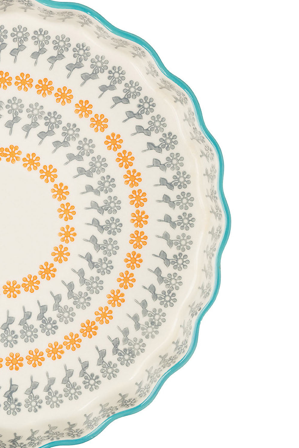 Quiche dish FLORAL 22 cm
