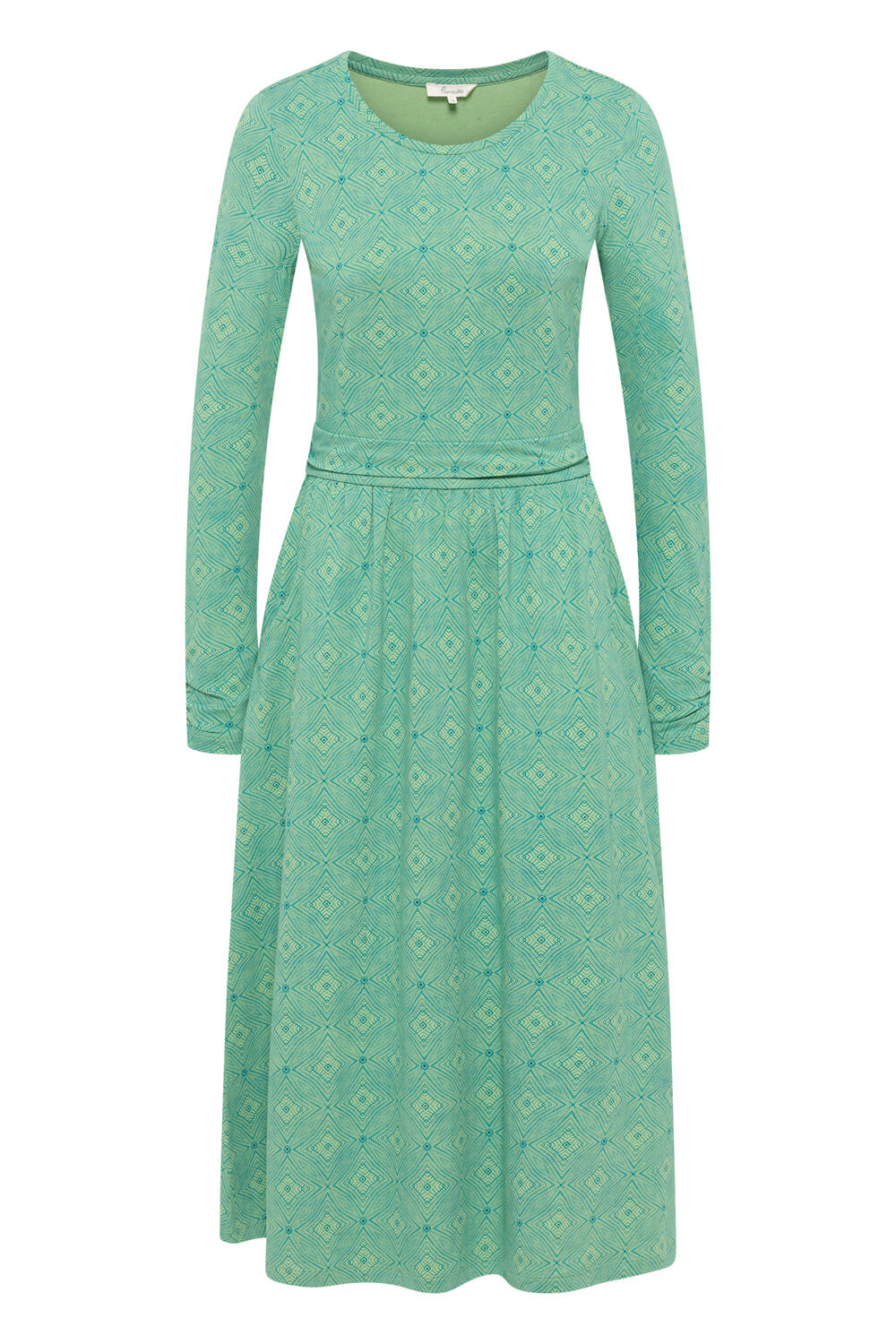 Tailliertes Jersey-Kleid
