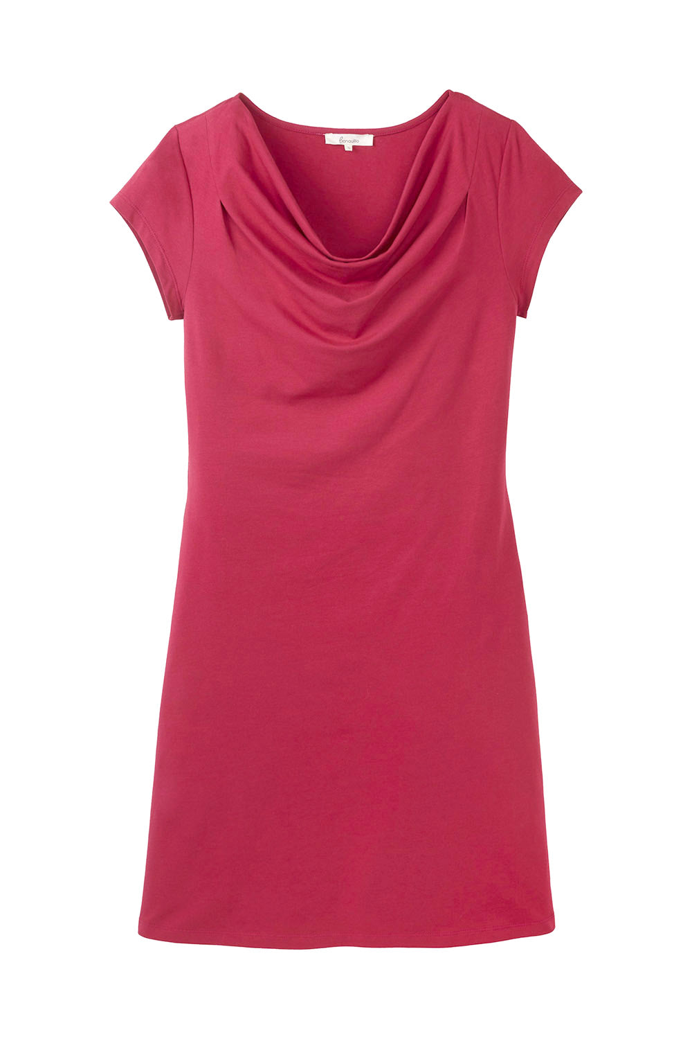 Kleid mit Wasserfall-Ausschnitt