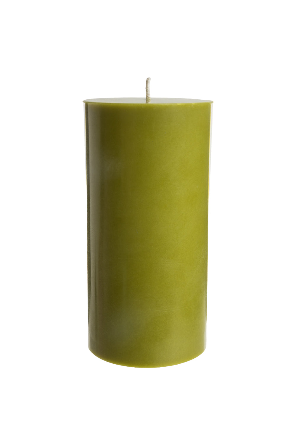 Pillar Candle GLUMI green
