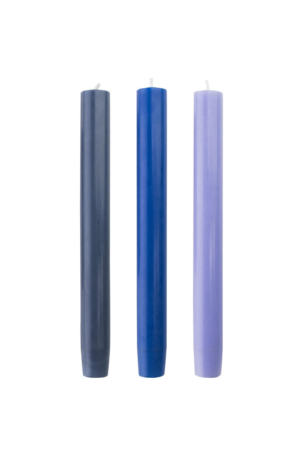 Taper Candles GLUMI ocean Set of 3