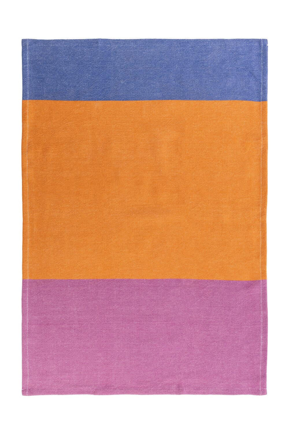 Geschirrtuch COLOURI Orange aus Bio-Baumwolle