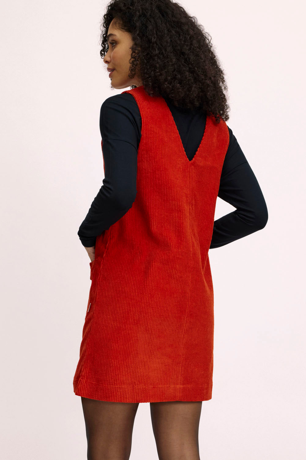 Corduroy dress made from organic cotton