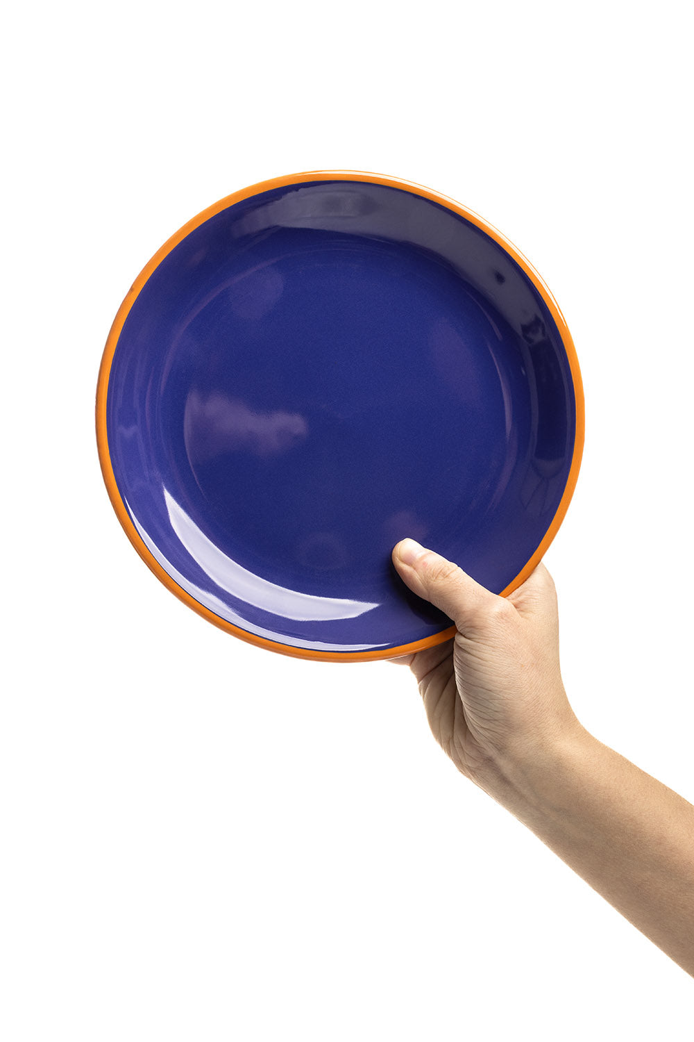 Teller COLOURI Blau gedeckt