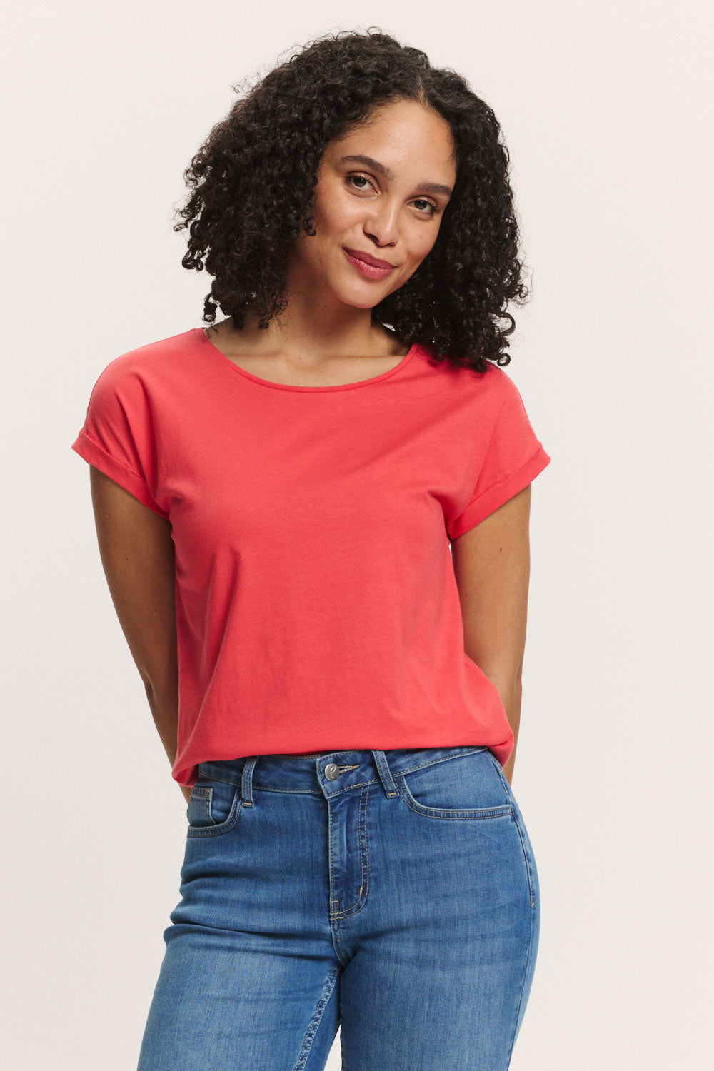 2er-Set Jerseyshirt Theaa aus Bio-Baumwolle