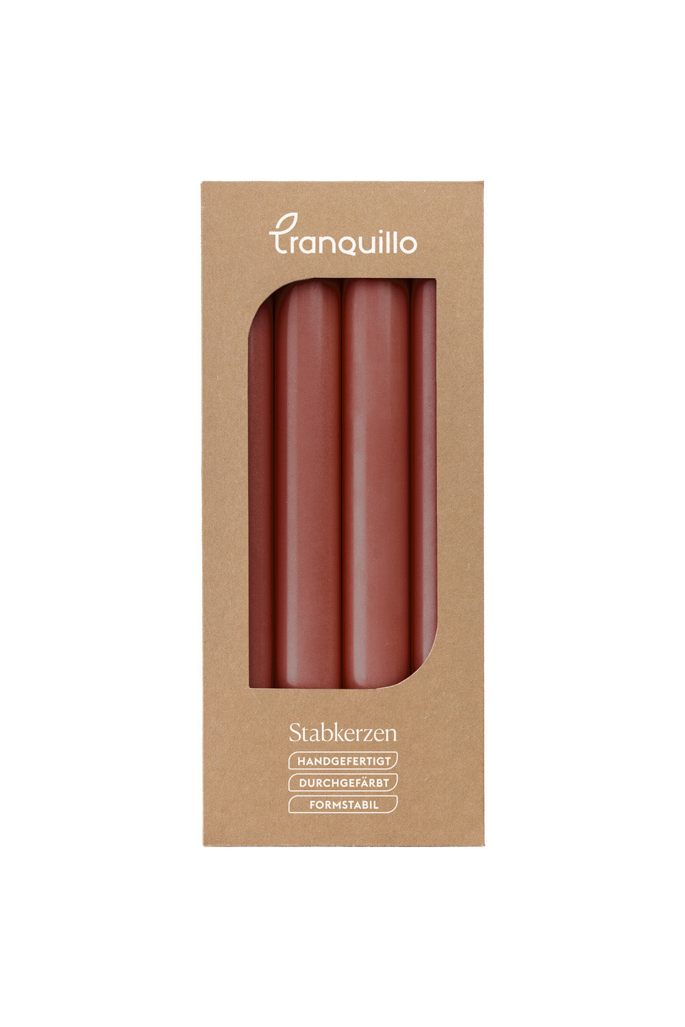 Taper Candles GLUMI red Set of 4