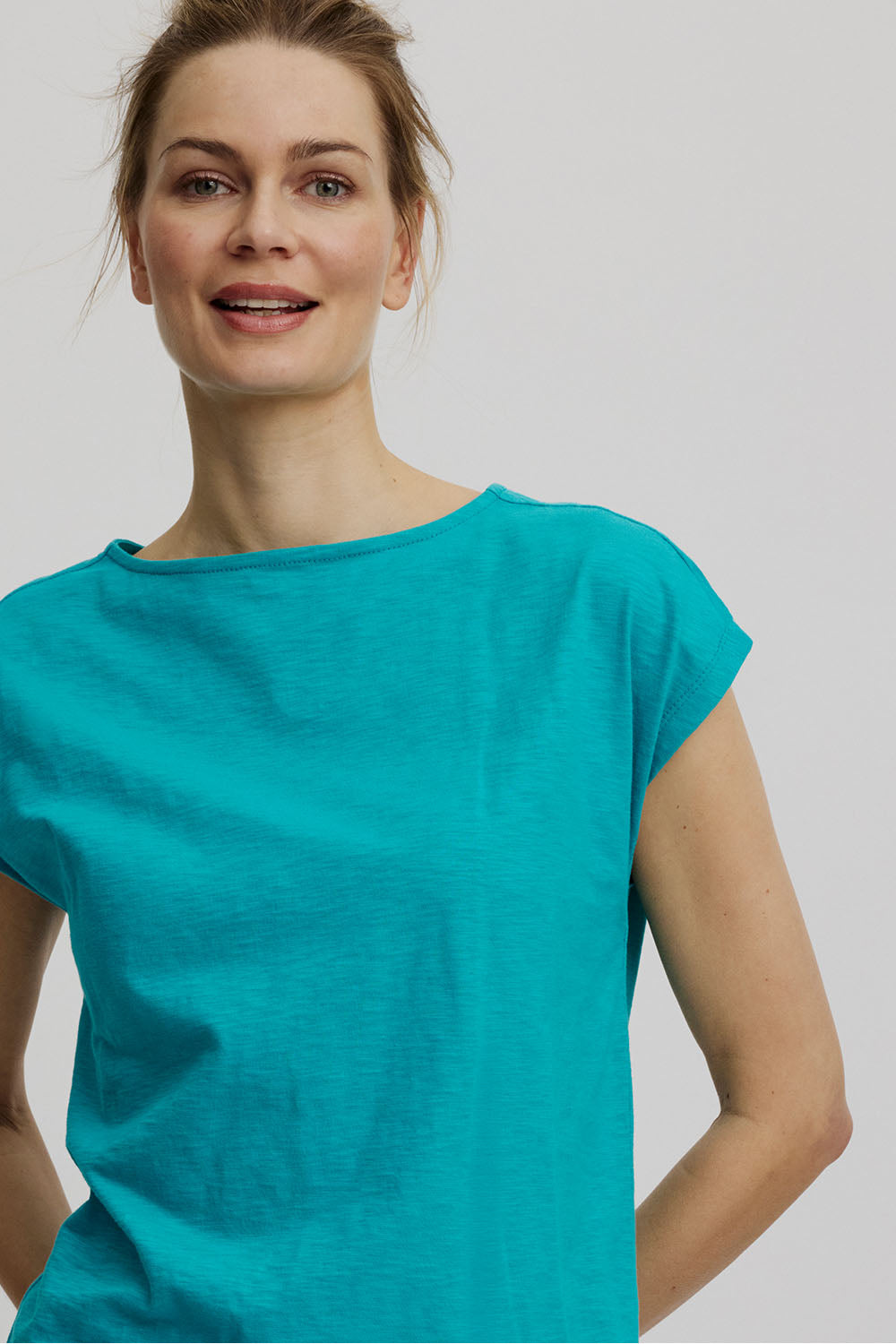Slub- Shirt Kurzarm