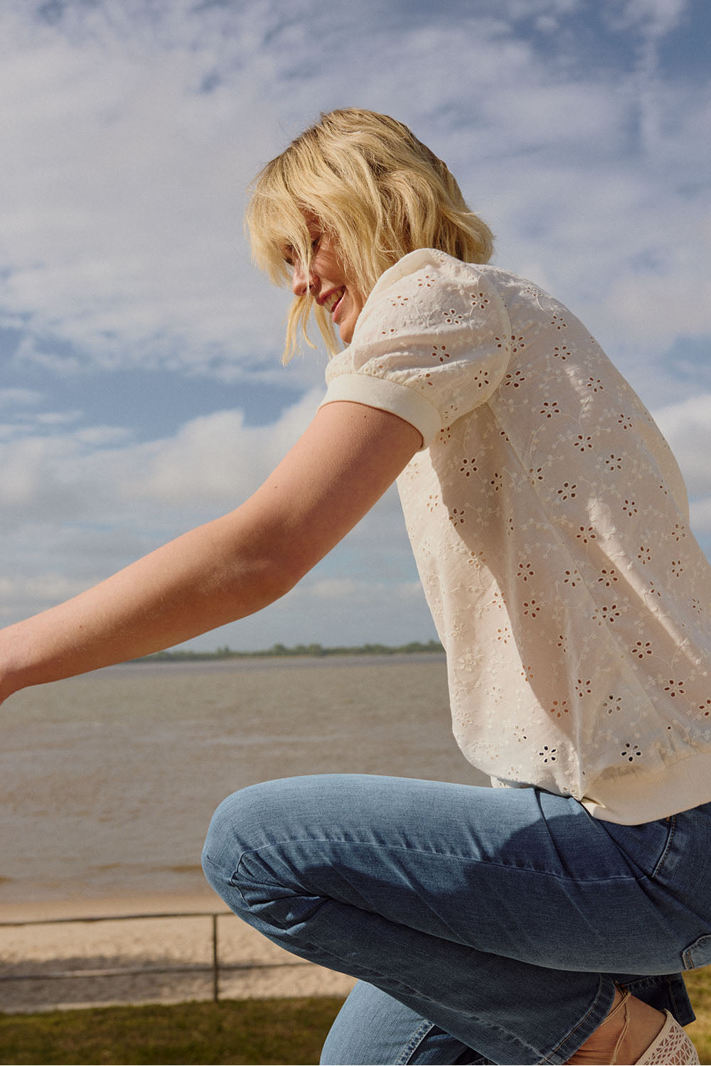 Bluse Leeaa aus Bio-Baumwolle