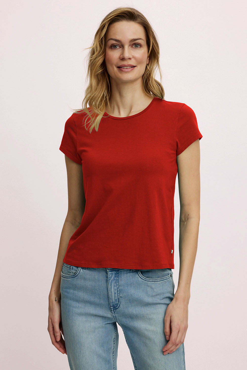 Basic-Shirt aus Biobaumwolle