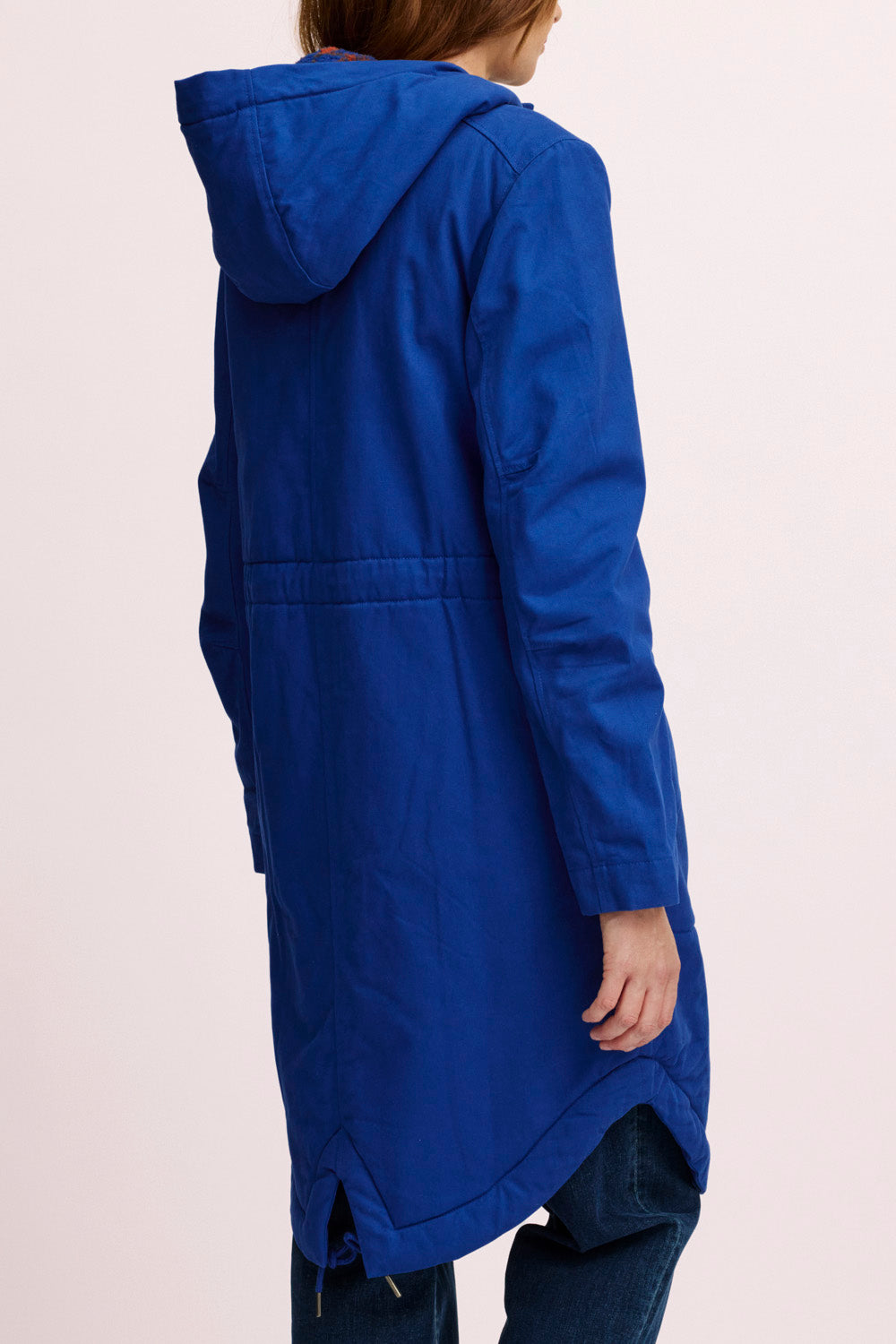 Lined parka made of organic cotton