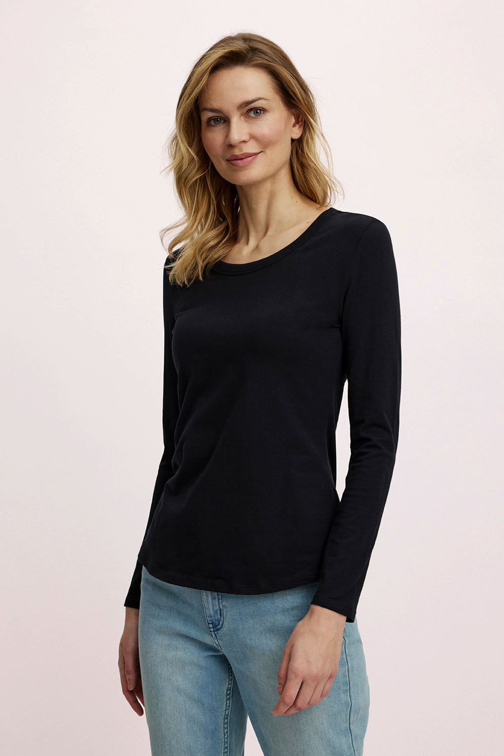 Basic-Shirt aus Biobaumwolle