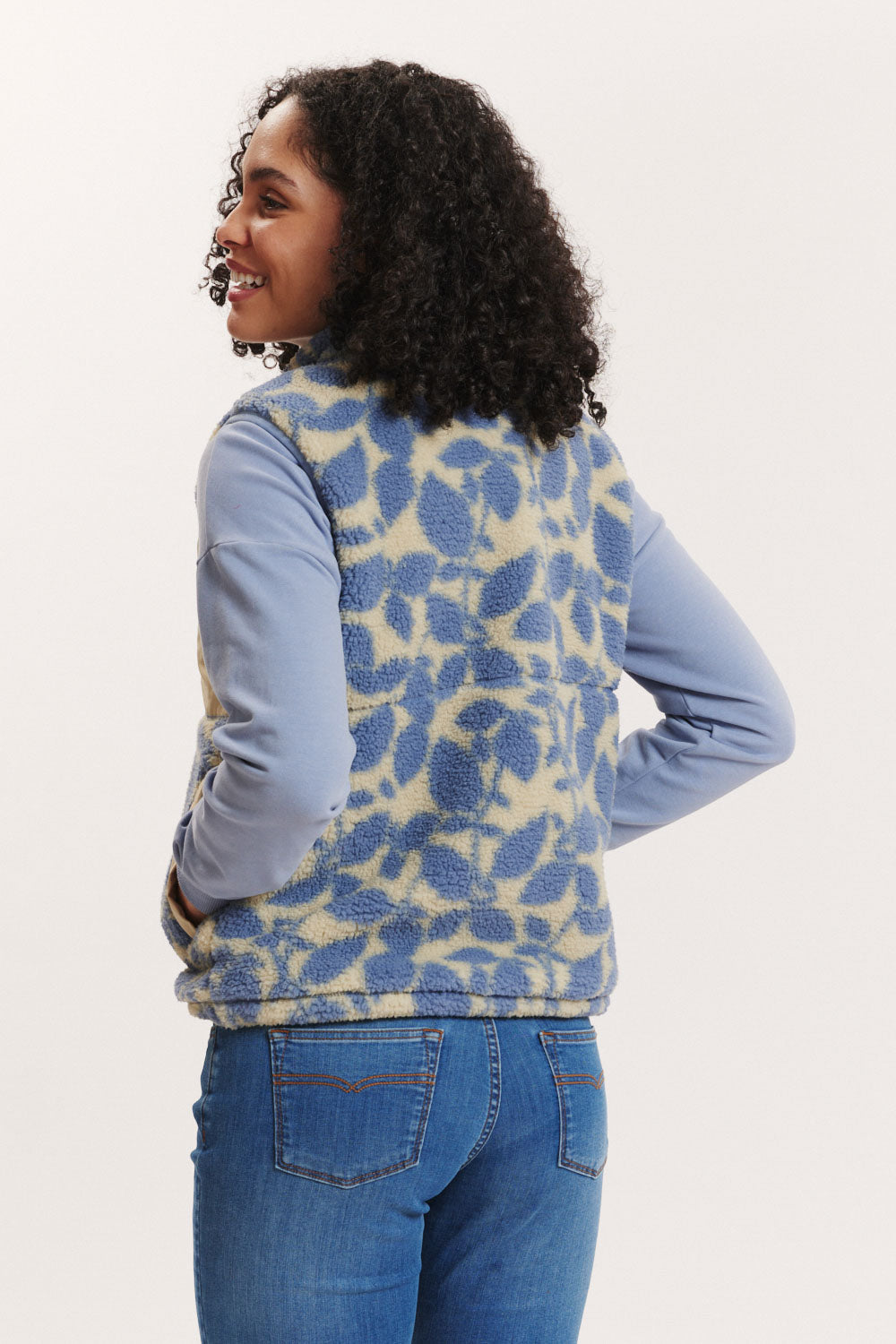 Image Teddyfleece-Weste Galaa  mit recyceltem Polyester_3
