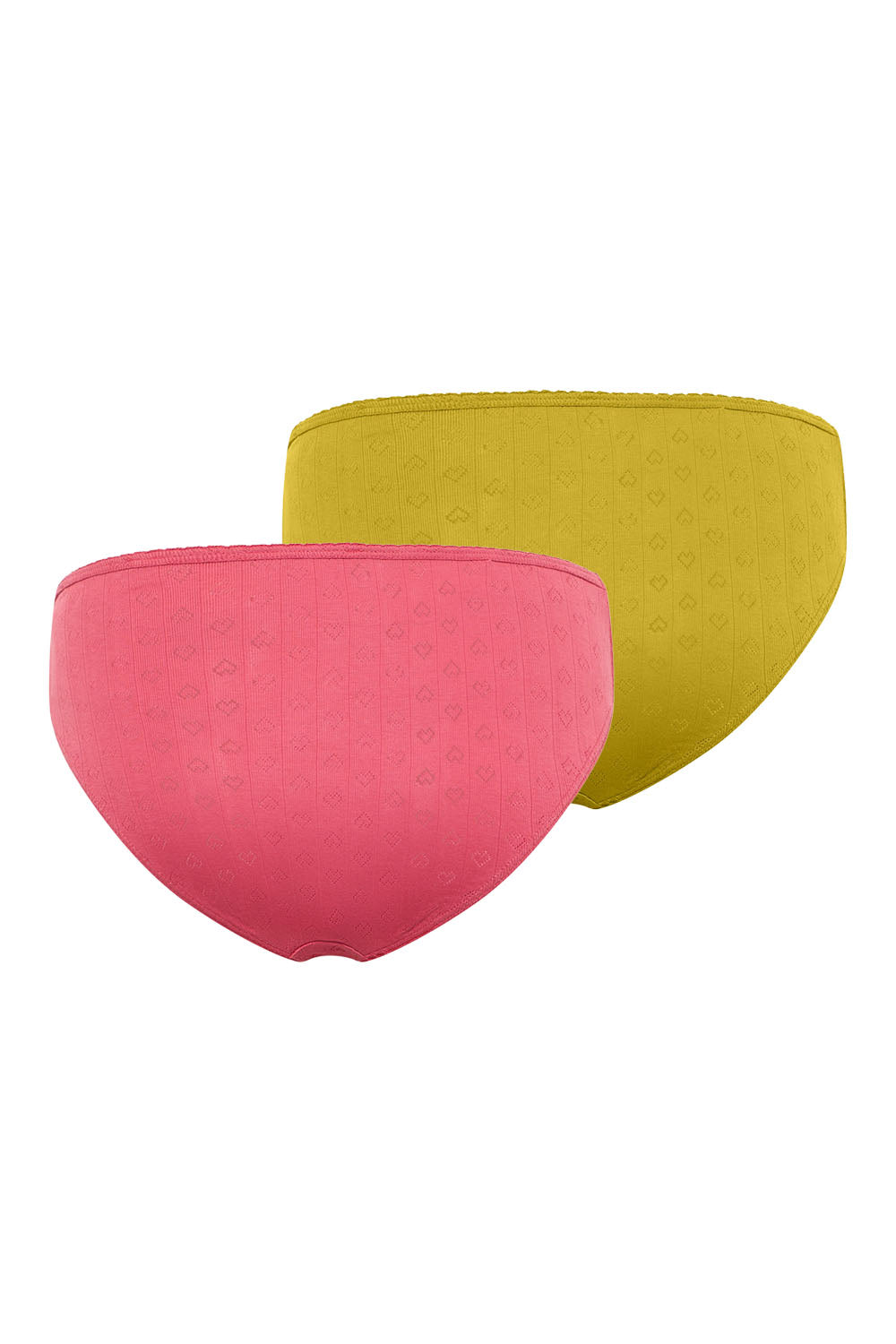 Set of 2 organic cotton jersey briefs Puaa