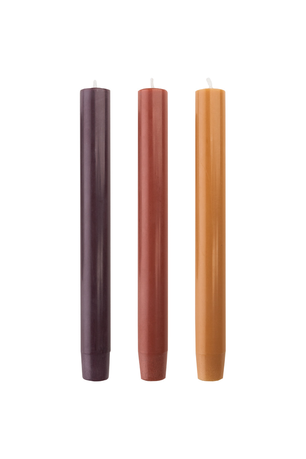 Taper Candles GLUMI autumn Set of 3