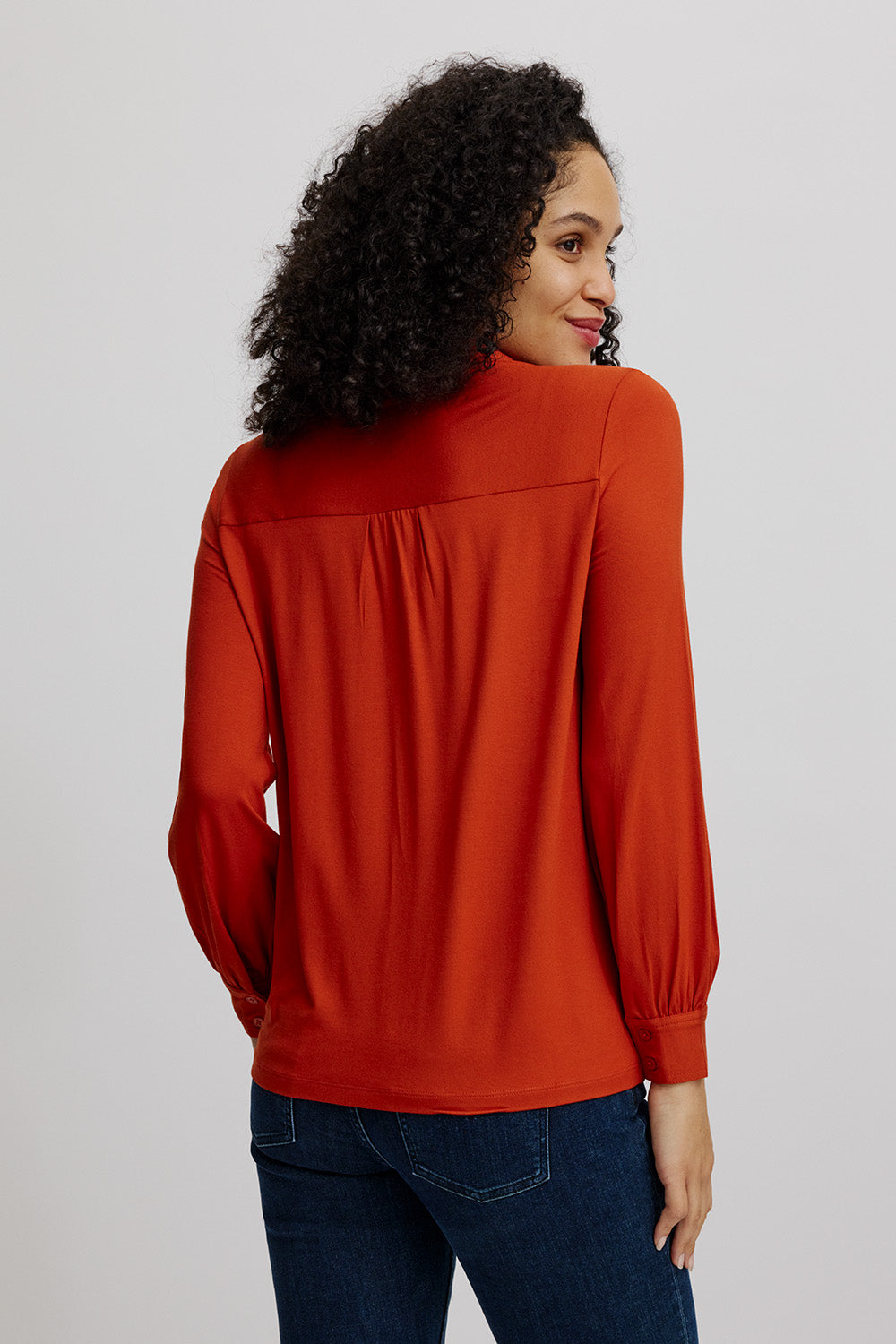 Bluse aus EcoVero™ Viskose