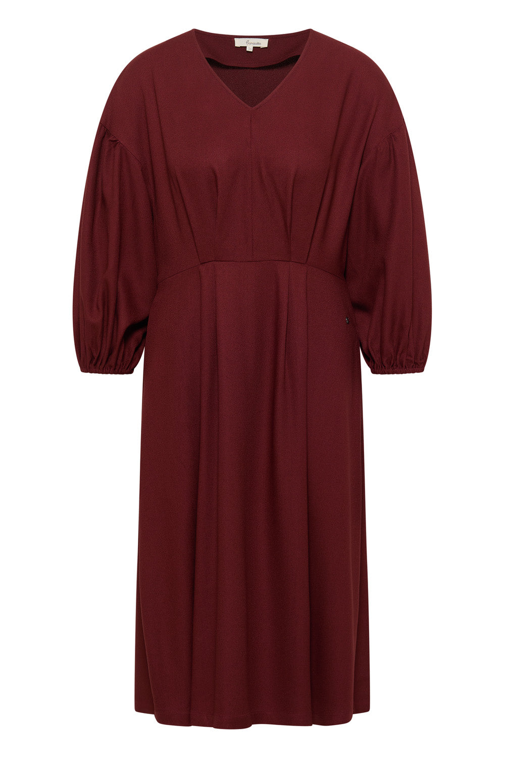 Tailliertes Kleid aus EcoVero™ Viskose