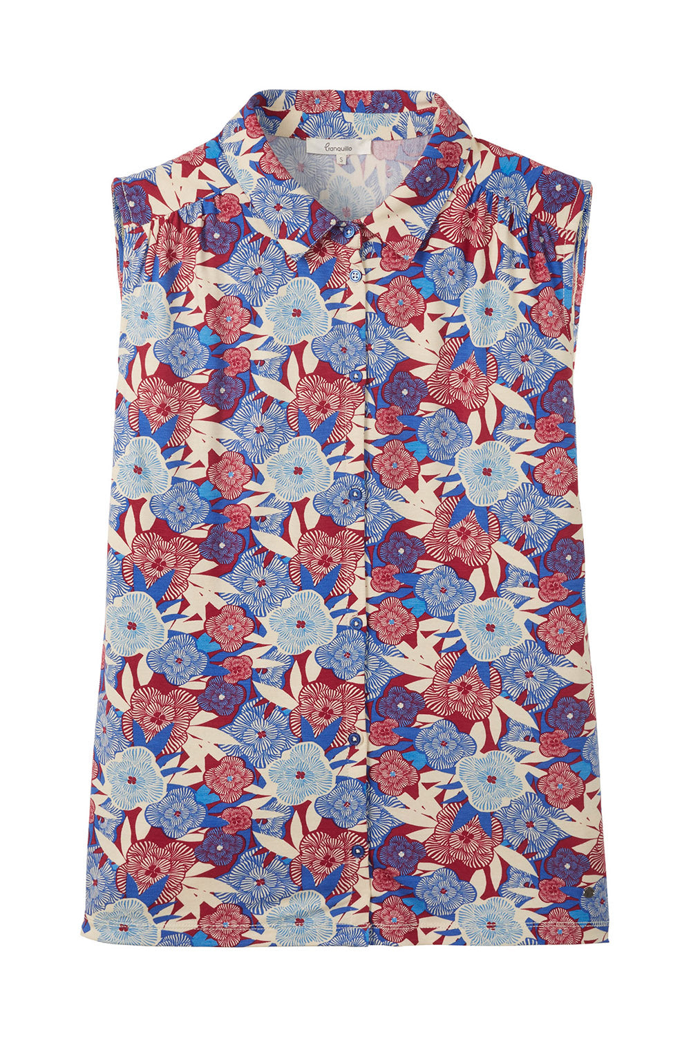Jersey Bluse aus EcoVero™ Viskose
