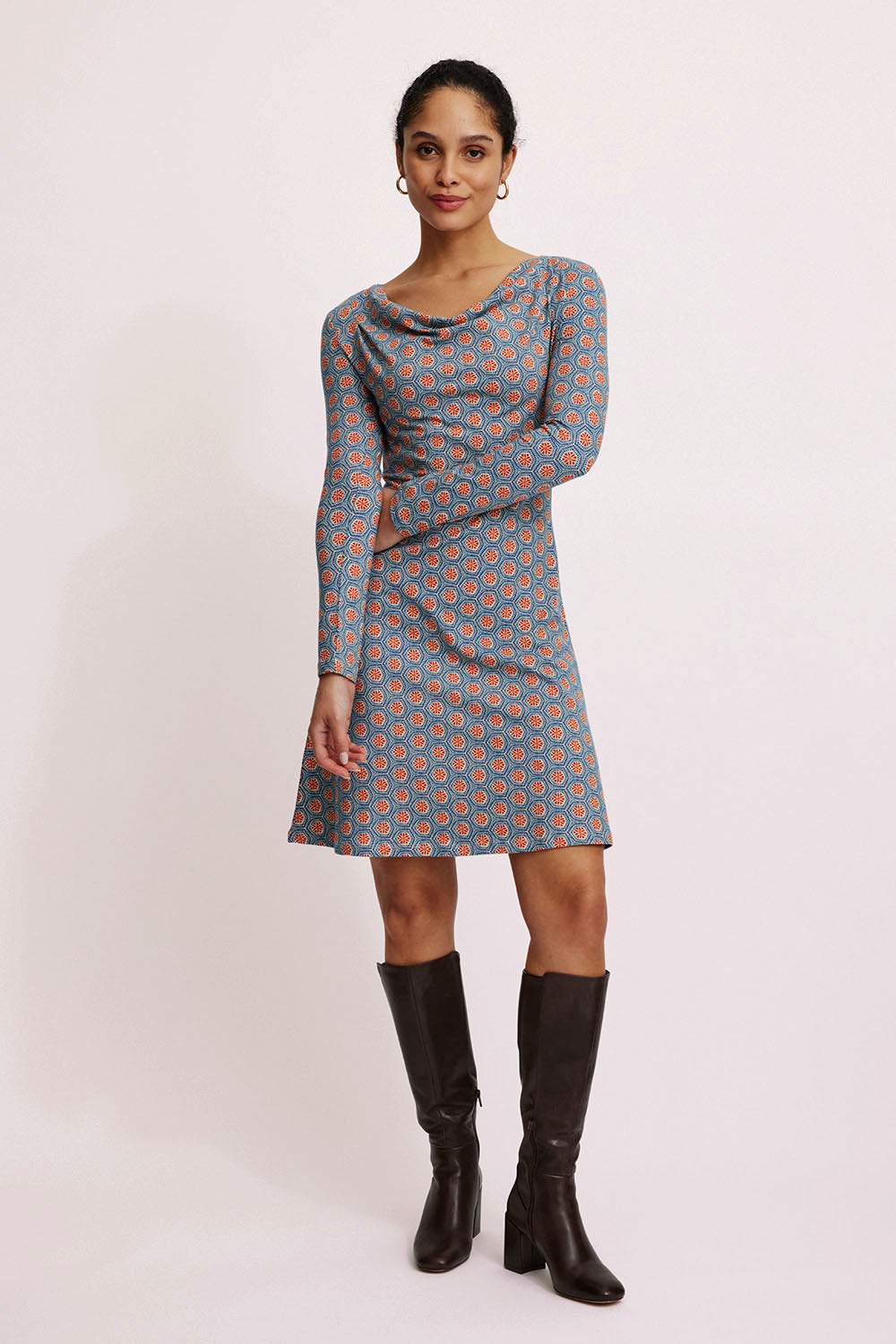 Short jersey dress