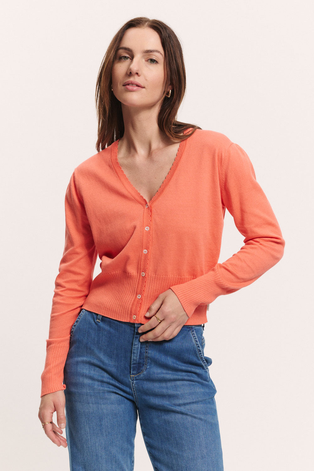 Strickjacke Linaa aus Bio-Baumwolle