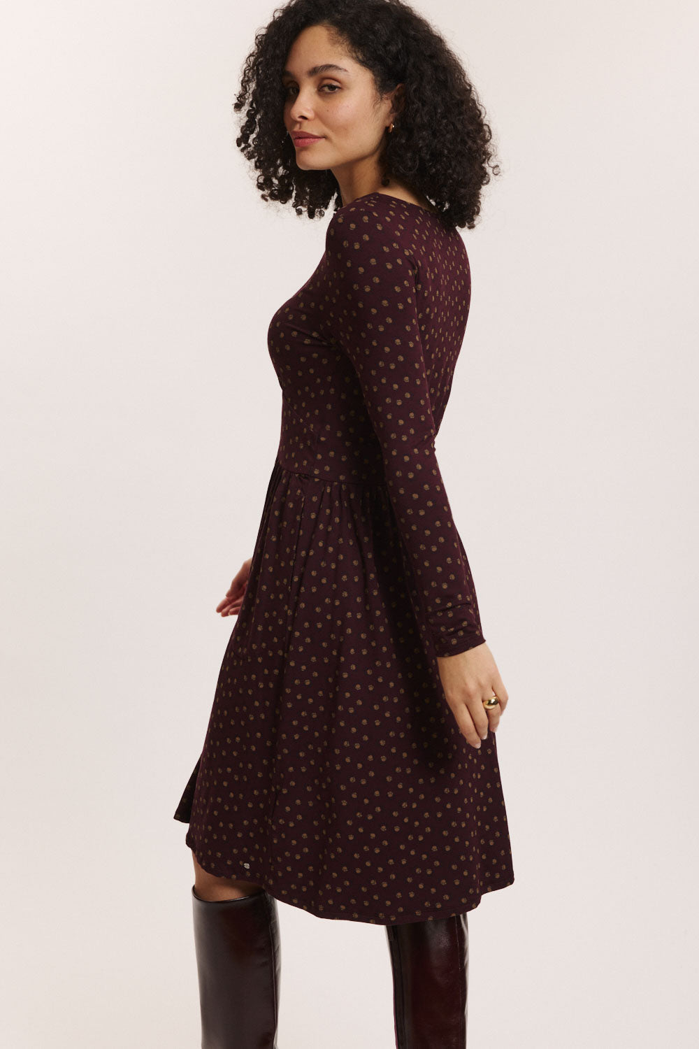 Image Jersey-Kleid Corinnee aus Viskose_3