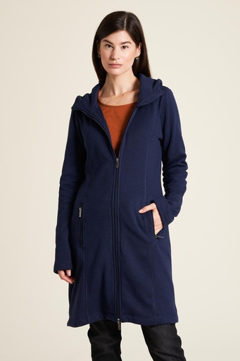 Fleece-Jacke mit Kapuze