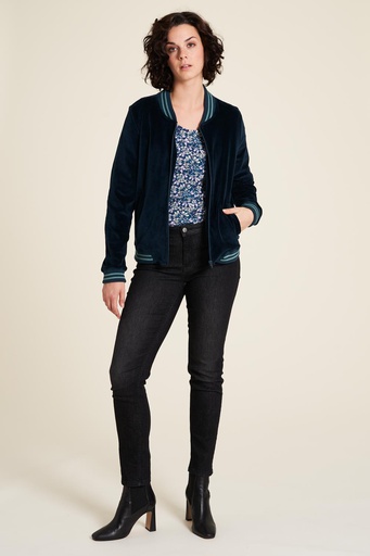 Velour on sale jacket womens