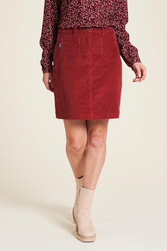 Cord skirt clearance berry