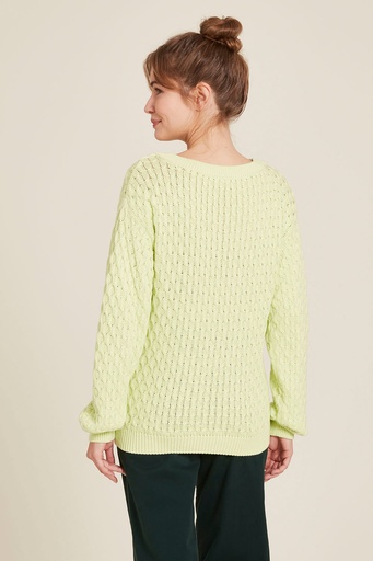 Gemusterter Strickpullover