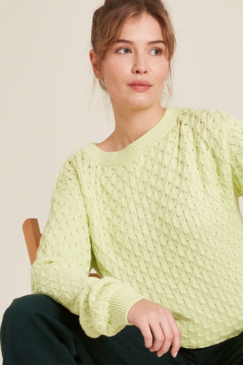 Gemusterter Strickpullover