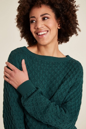 Gemusterter Strickpullover