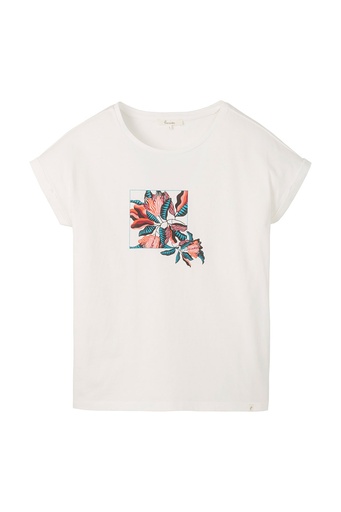 T-Shirt mit floralem Print