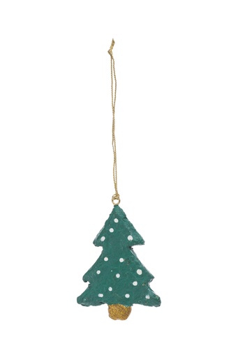 COTTON MACHE ORNAMENT TREE