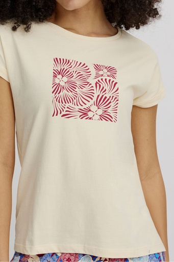 T-Shirt mit floralem Print