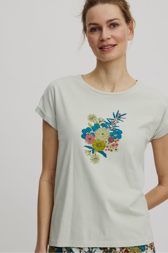 T-Shirt mit floralem Print