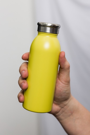 Trinkflasche PLAIN 500 ml yellow