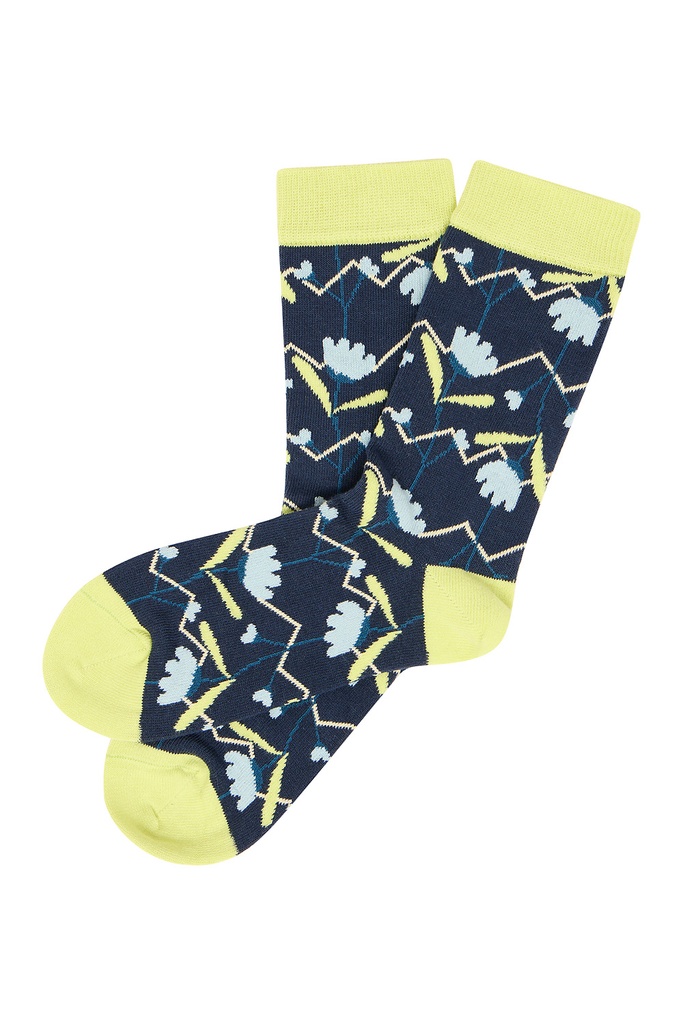 Socken mit floralem Print